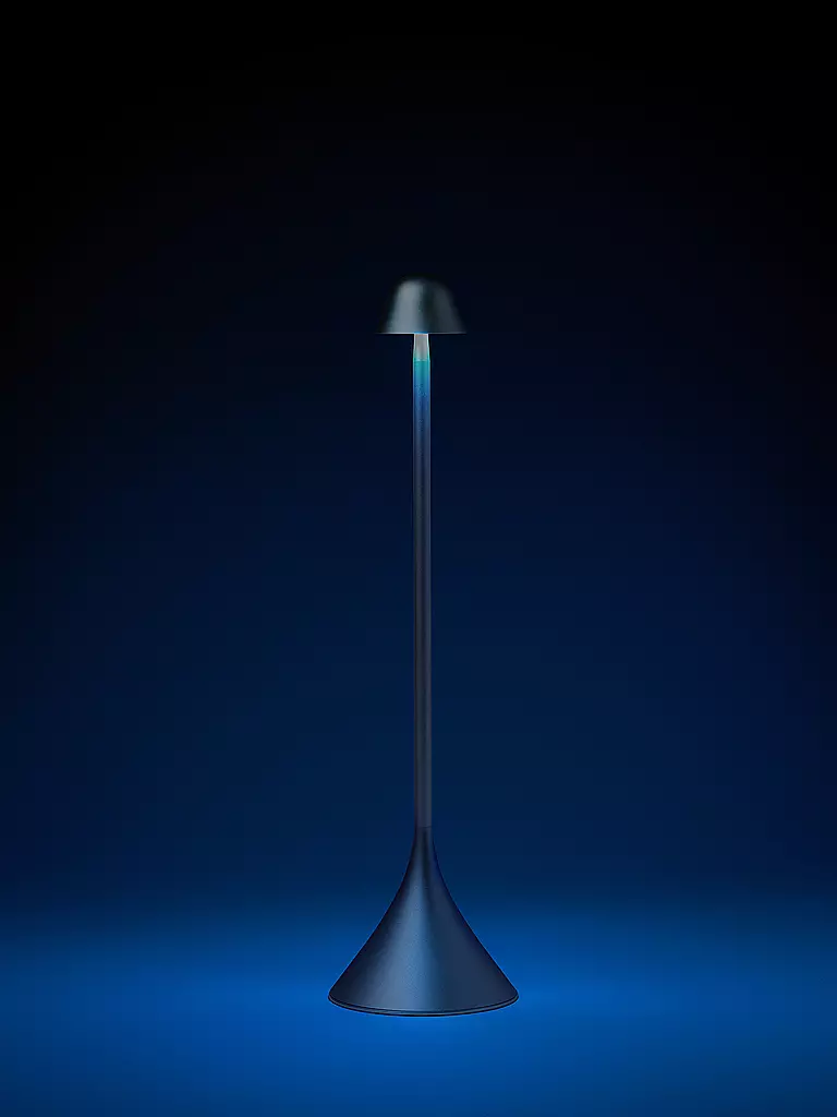 LEXON | LED Lampe STELI 28,6cm Light Blue | dunkelgrün