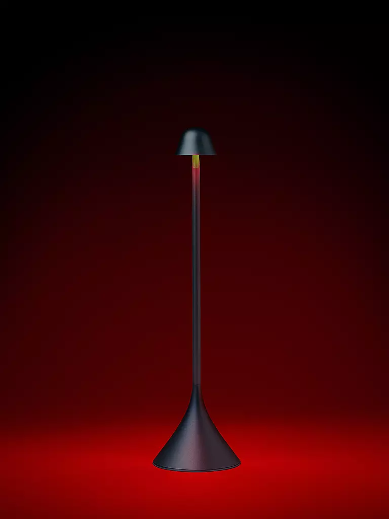 LEXON | LED Lampe STELI 28,6cm Light Blue | dunkelgrün