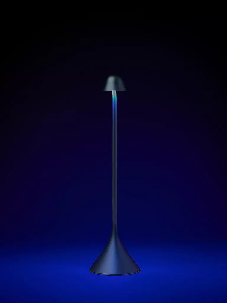 LEXON | LED Lampe STELI 28,6cm Light Blue | dunkelgrün