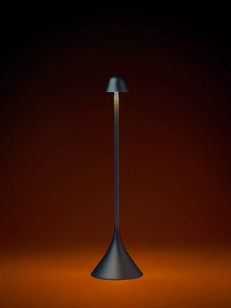 LEXON | LED Lampe STELI 28,6cm Light Blue | dunkelgrün