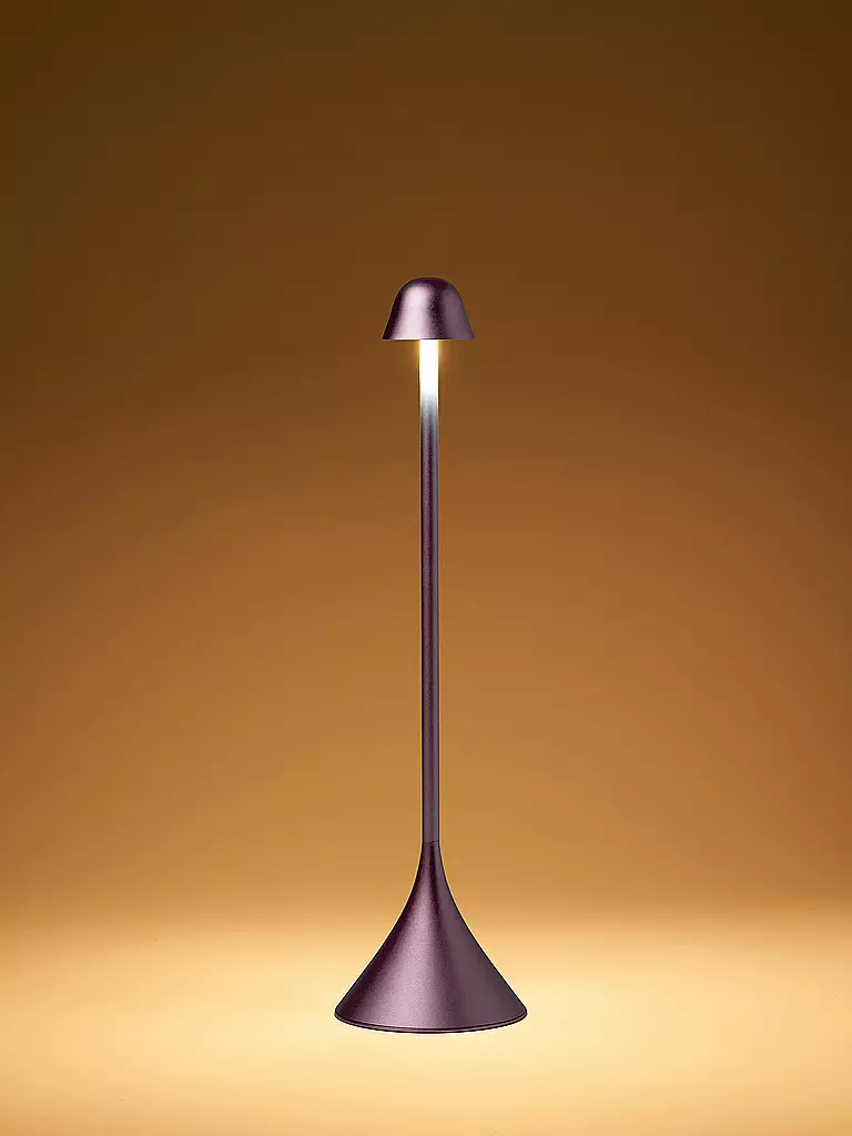 LEXON | LED Lampe STELI 28,6cm Light-Pink | hellblau