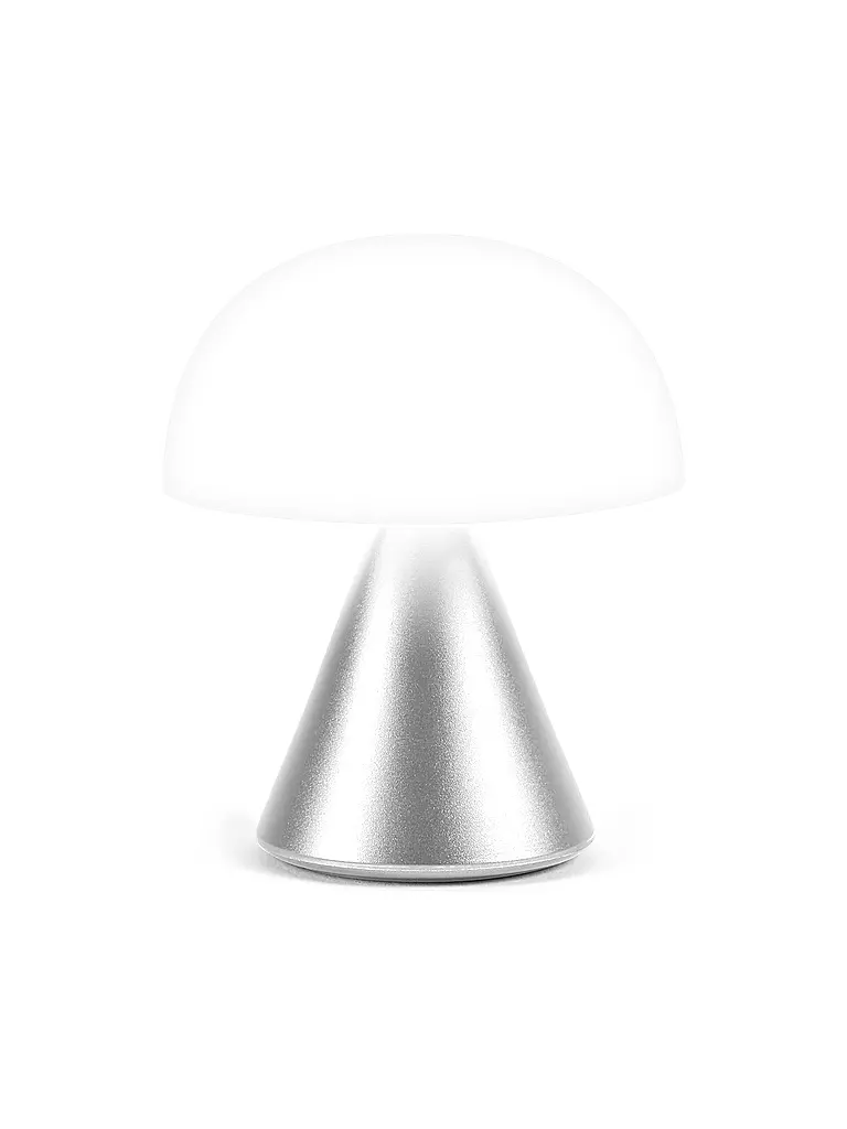 LEXON | Mini LED Lampe MINA 8,3cm Alu Finish | silber