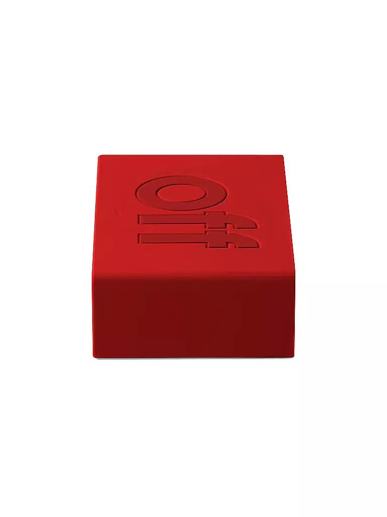 LEXON | Wecker FLIP+ 10x6,5cm Red | rot