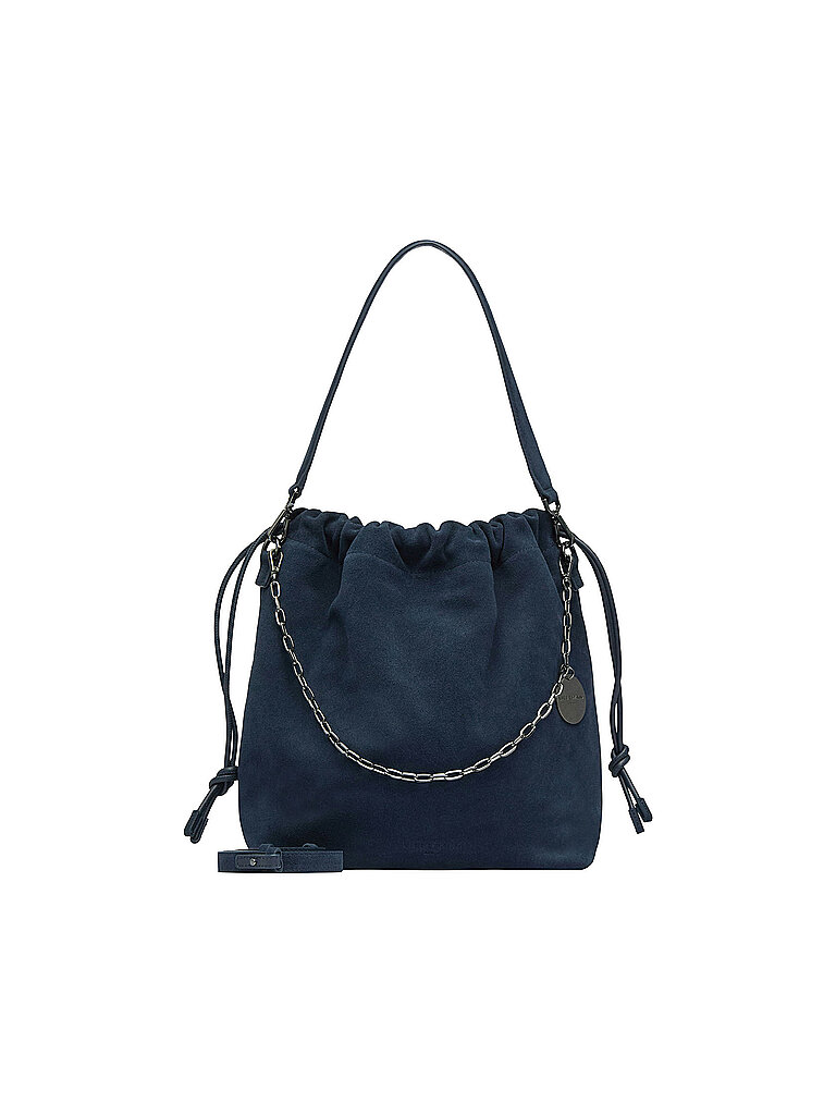 LIEBESKIND BERLIN Ledertasche - Bucket Bag LYA II Medium dunkelblau