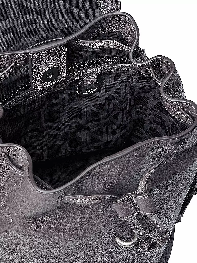 LIEBESKIND BERLIN | Leder Rucksack Grace | grau