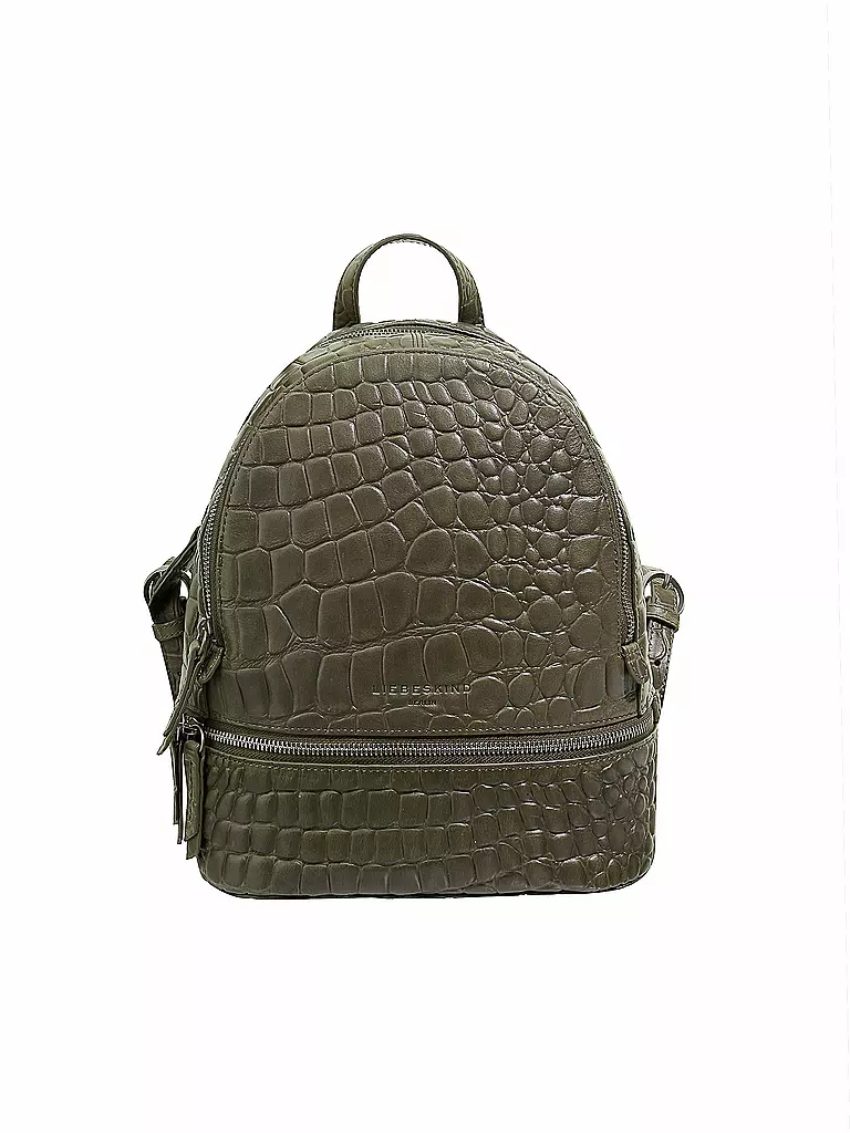 LIEBESKIND BERLIN | Lederrucksack  | olive