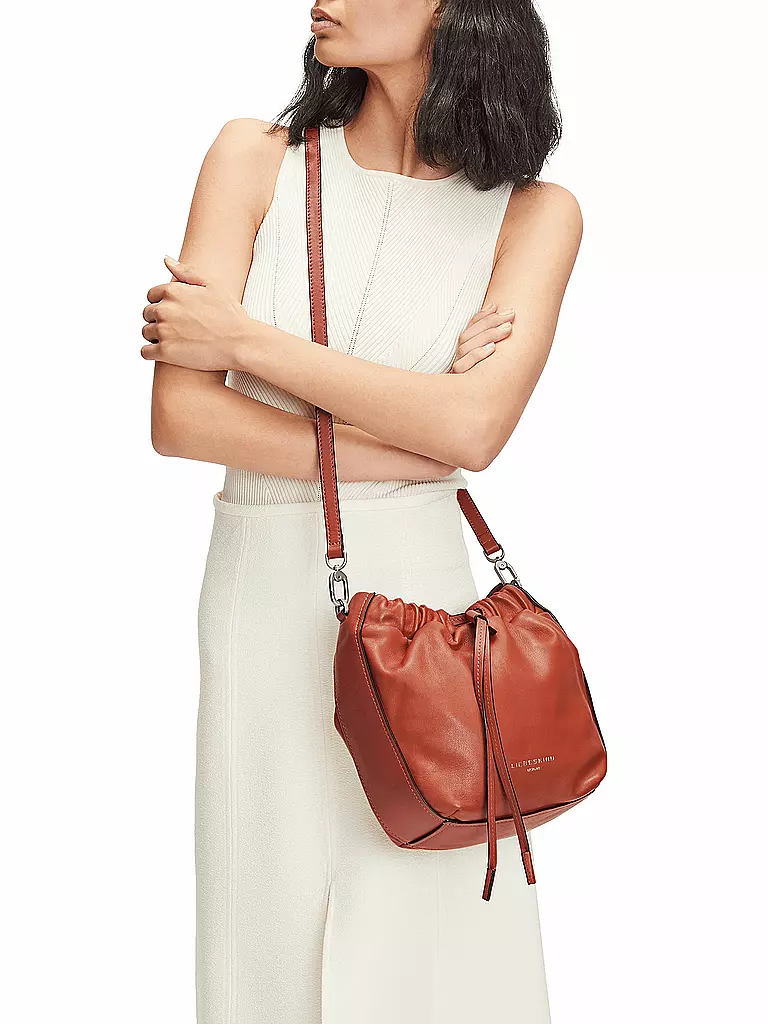 LIEBESKIND BERLIN | Ledertasche - Bucket Bag Edda S | orange