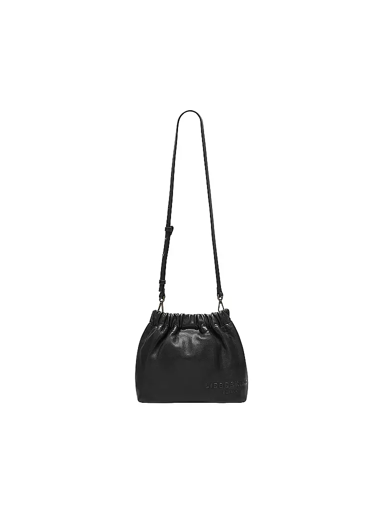 LIEBESKIND BERLIN | Ledertasche - Bucket Bag RUFFLE Small | hellgrün