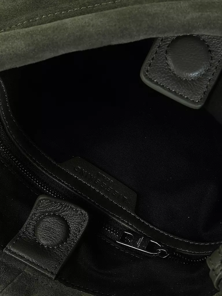 LIEBESKIND BERLIN | Ledertasche - Bucket Bag | olive