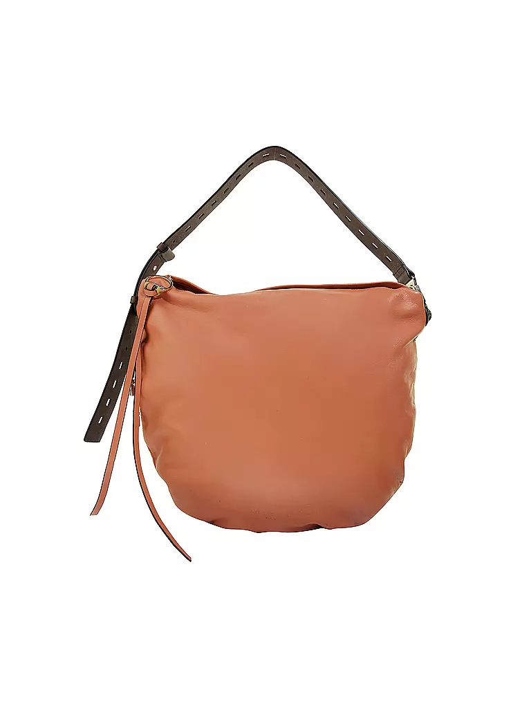 LIEBESKIND BERLIN | Ledertasche - Hobo "Dive" M | orange