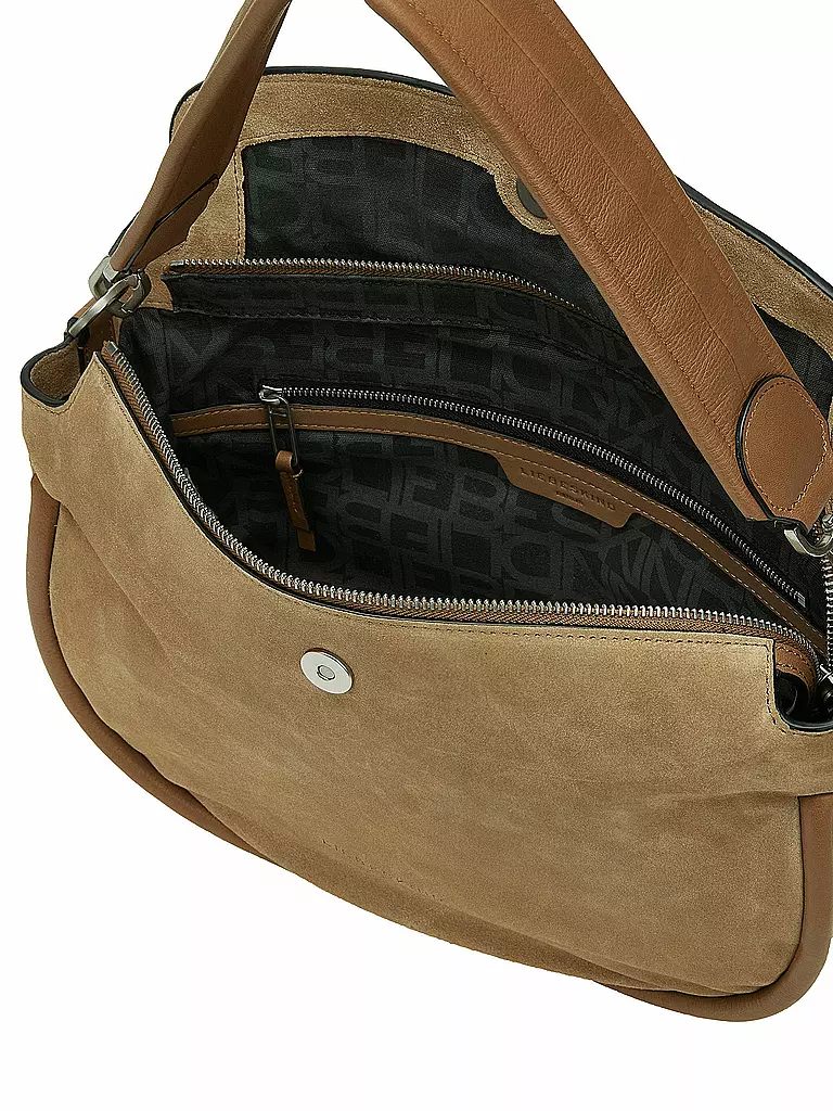 LIEBESKIND BERLIN | Ledertasche - Hobo Bag Fab M | beige