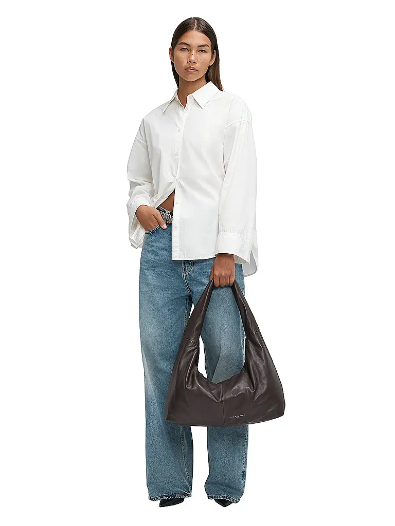 LIEBESKIND BERLIN | Ledertasche - Hobo Bag Large | Braun