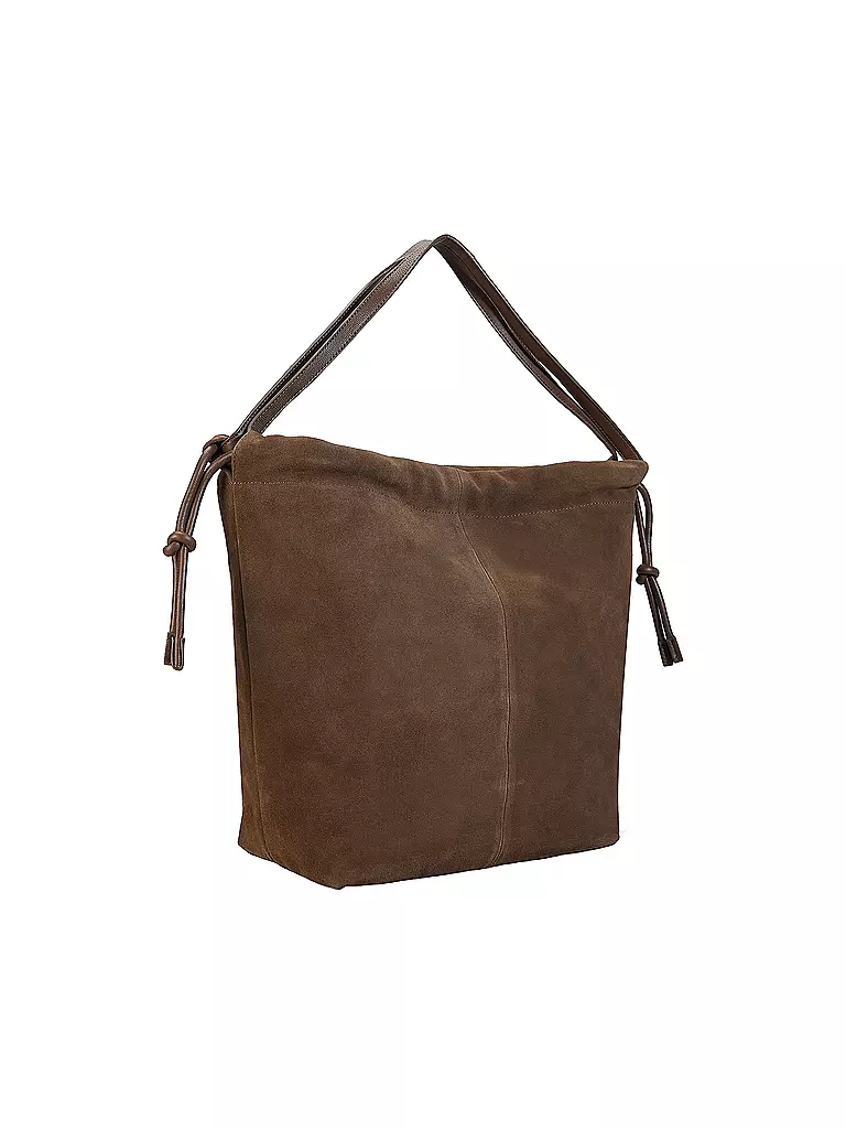 LIEBESKIND BERLIN | Ledertasche - Hobo Bag LYA Medium | braun