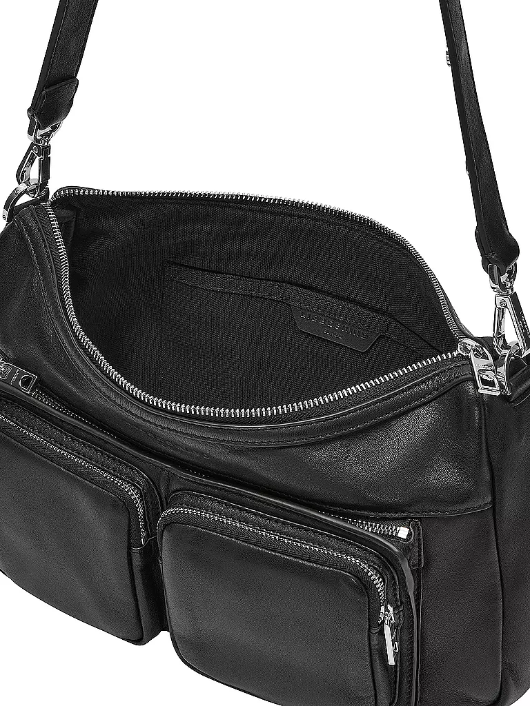LIEBESKIND BERLIN | Ledertasche - Hobo Bag MAIA Medium | schwarz