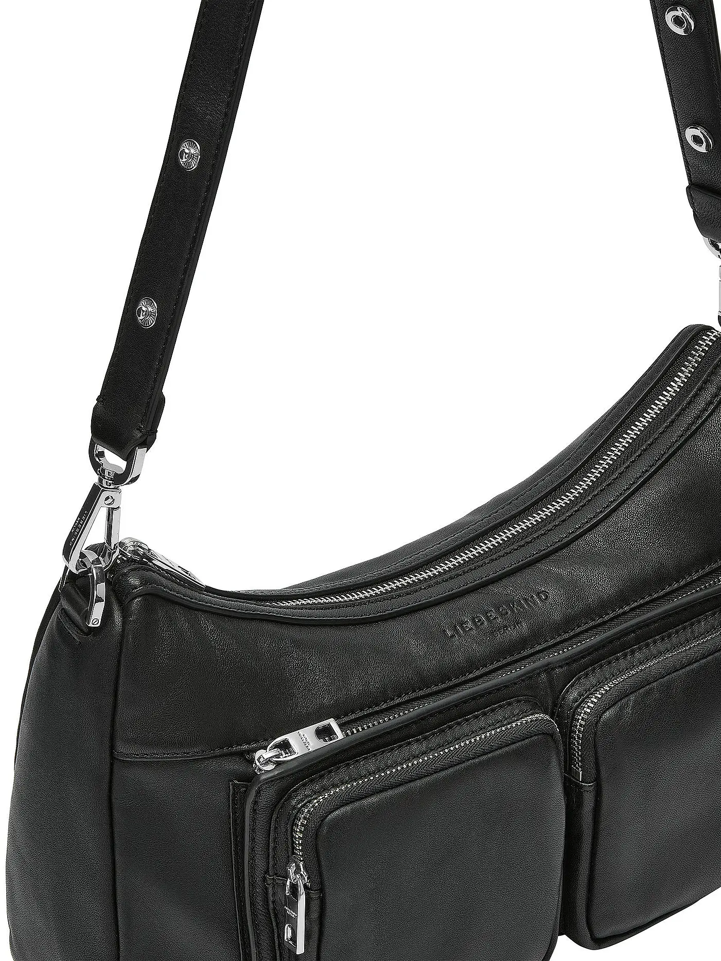 LIEBESKIND BERLIN | Ledertasche - Hobo Bag MAIA Medium | schwarz