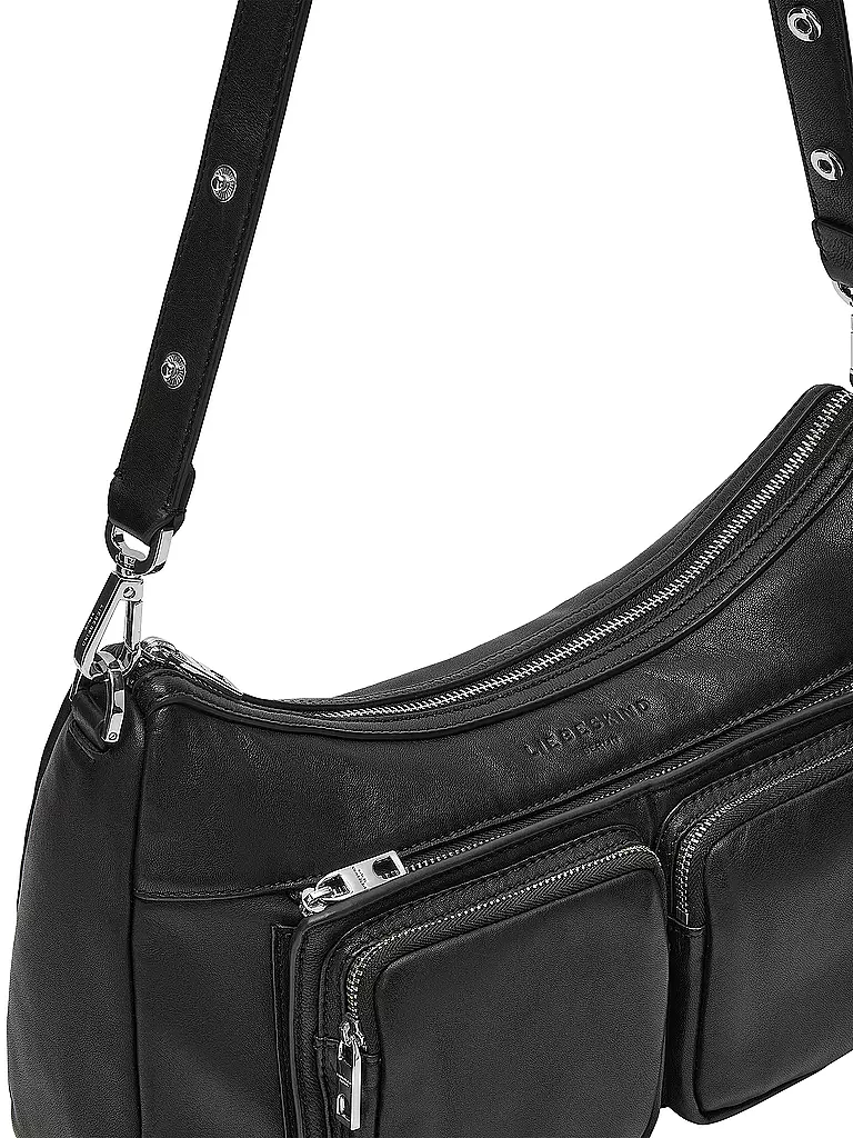 LIEBESKIND BERLIN | Ledertasche - Hobo Bag MAIA Medium | schwarz