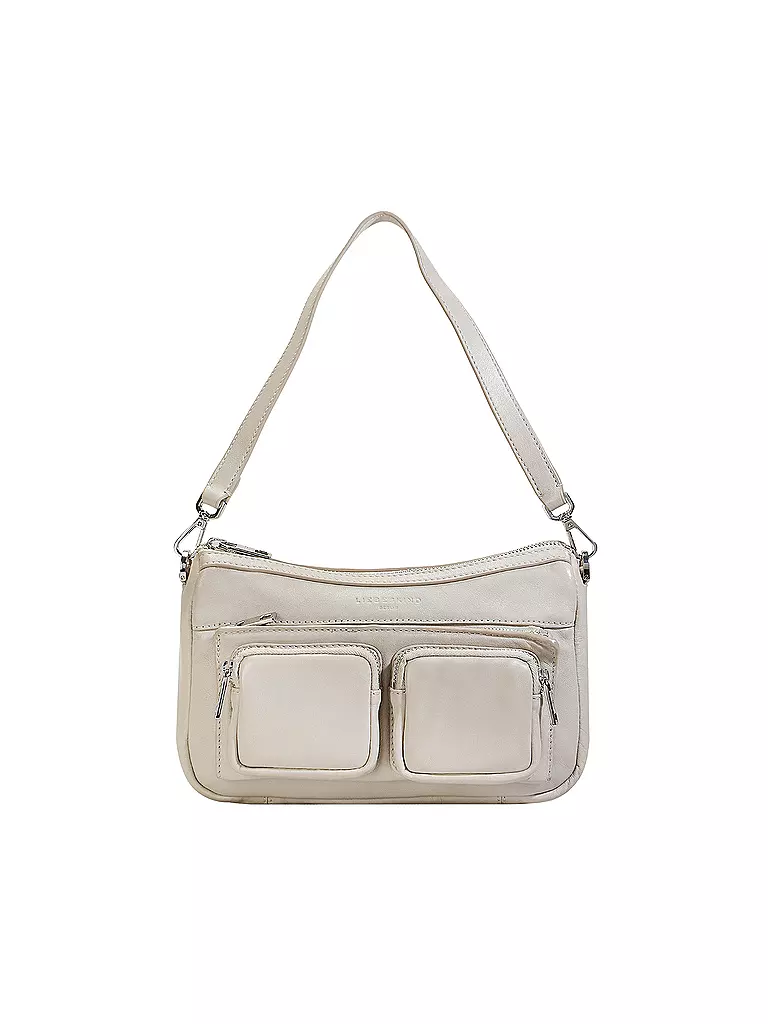 LIEBESKIND BERLIN | Ledertasche - Hobo Bag MAIA Small | creme