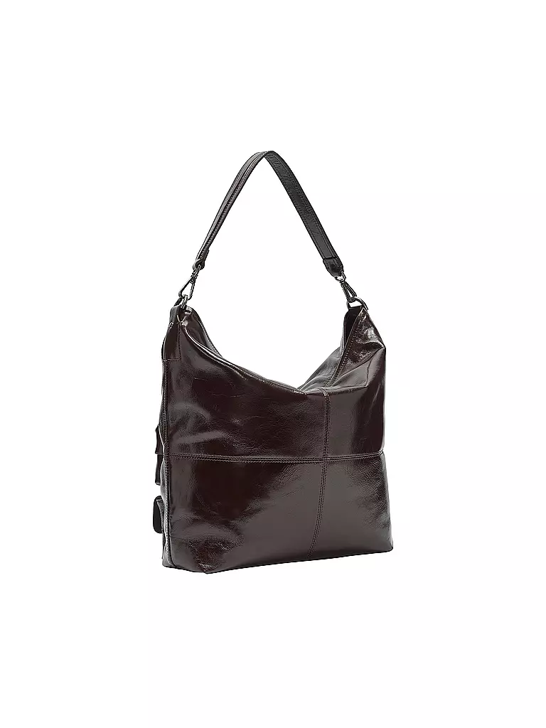LIEBESKIND BERLIN | Ledertasche - Hobo Bag Medium | dunkelrot