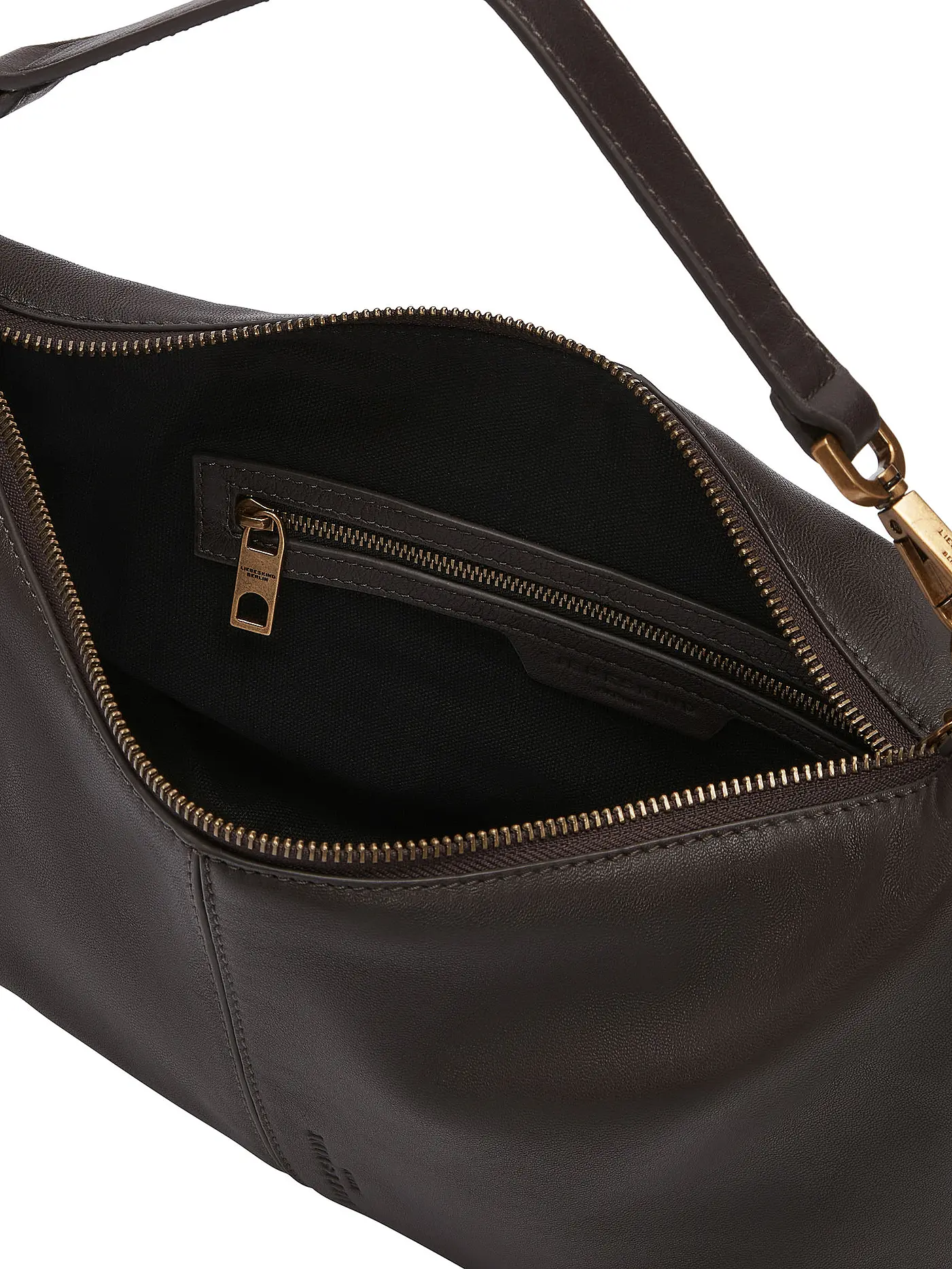LIEBESKIND BERLIN | Ledertasche - Hobo Bag PARIS Small | braun