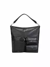 LIEBESKIND BERLIN | Ledertasche - Hobo Bag | schwarz
