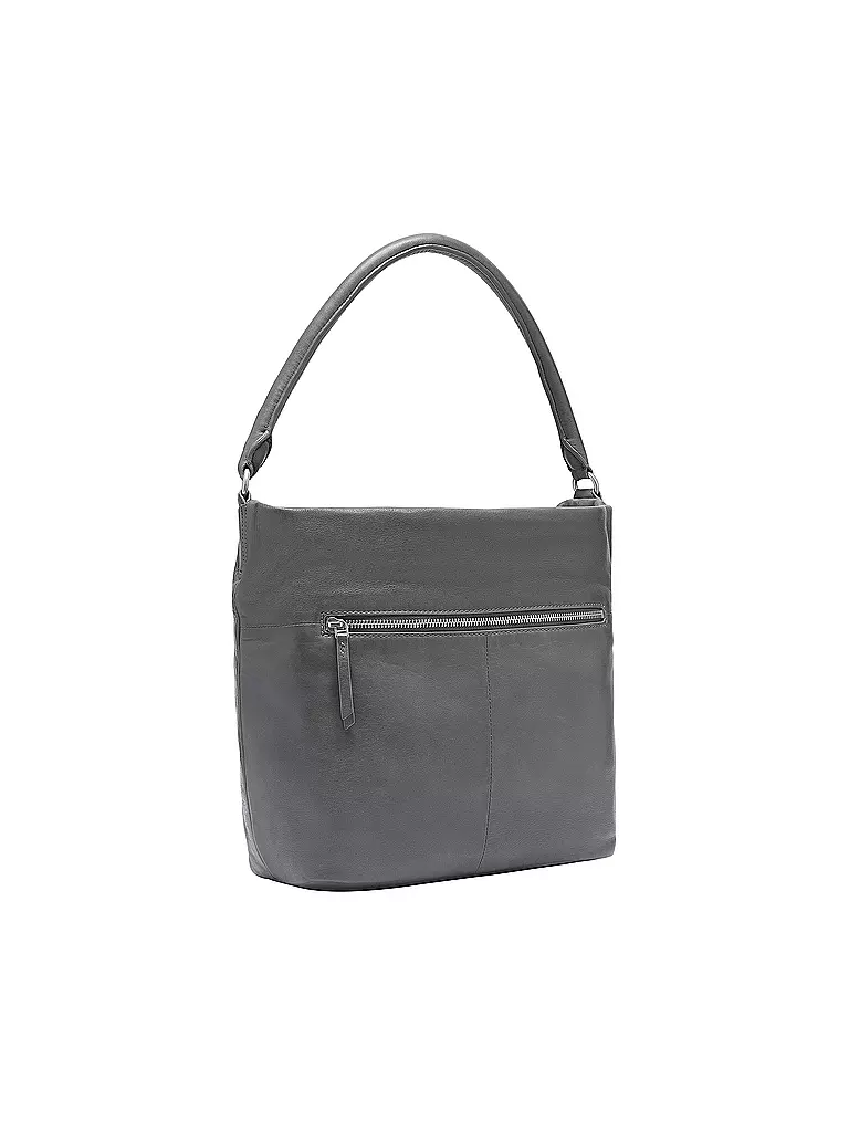 LIEBESKIND BERLIN | Ledertasche - Hobo EVER Medium | grau