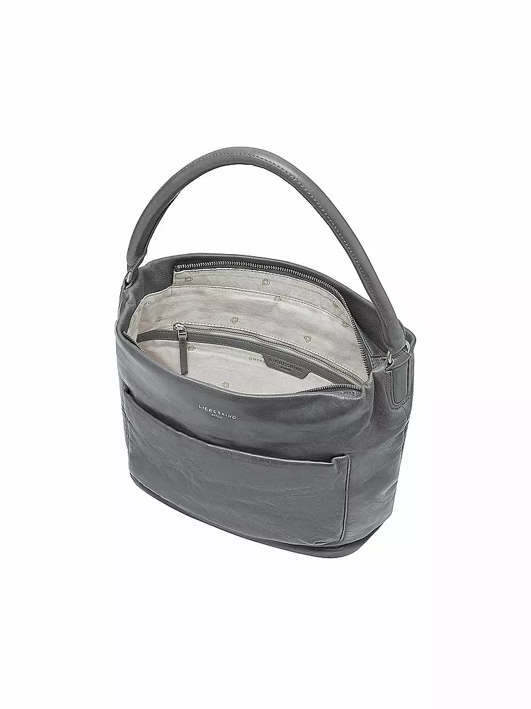 LIEBESKIND BERLIN | Ledertasche - Hobo EVER Medium | grau