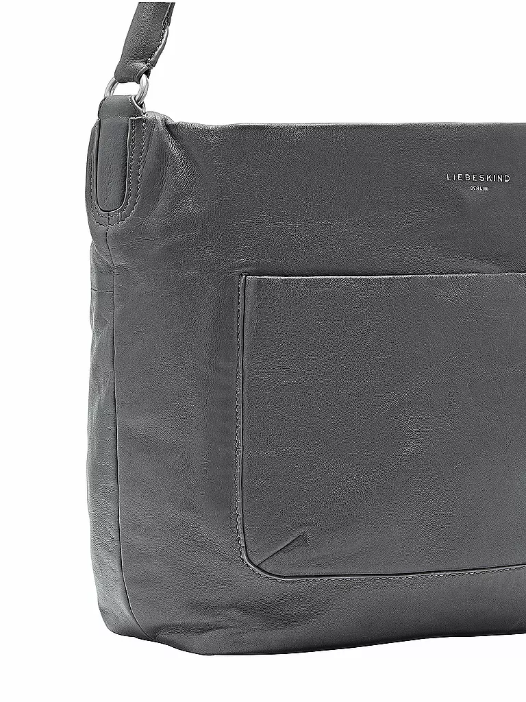 LIEBESKIND BERLIN | Ledertasche - Hobo EVER Medium | grau