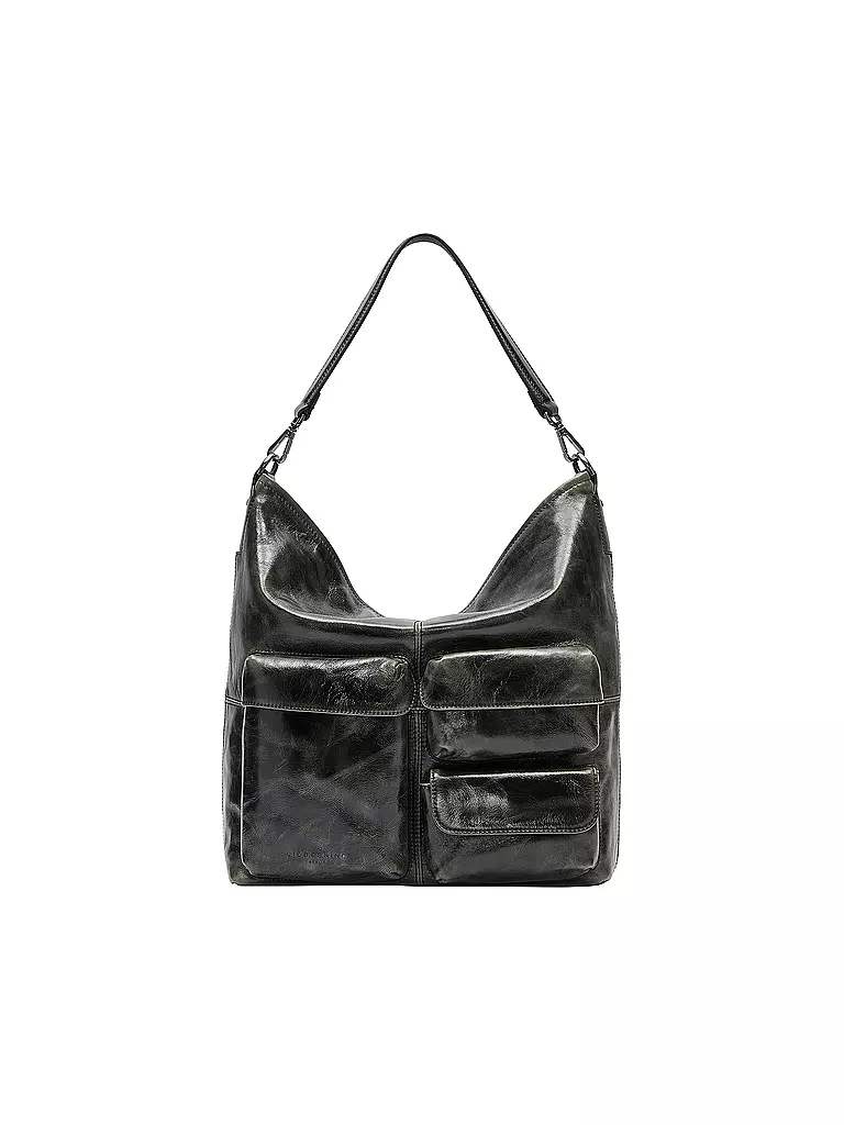 LIEBESKIND BERLIN | Ledertasche - Hobo Medium  | olive