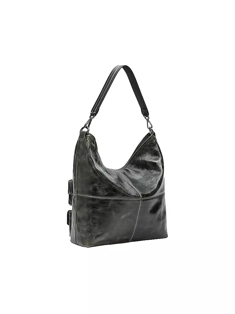 LIEBESKIND BERLIN | Ledertasche - Hobo Medium  | olive