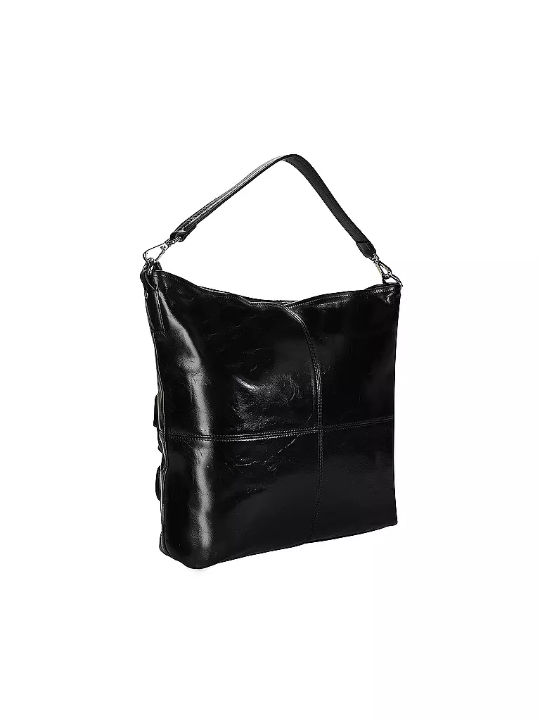 LIEBESKIND BERLIN | Ledertasche - Hobo Medium | schwarz
