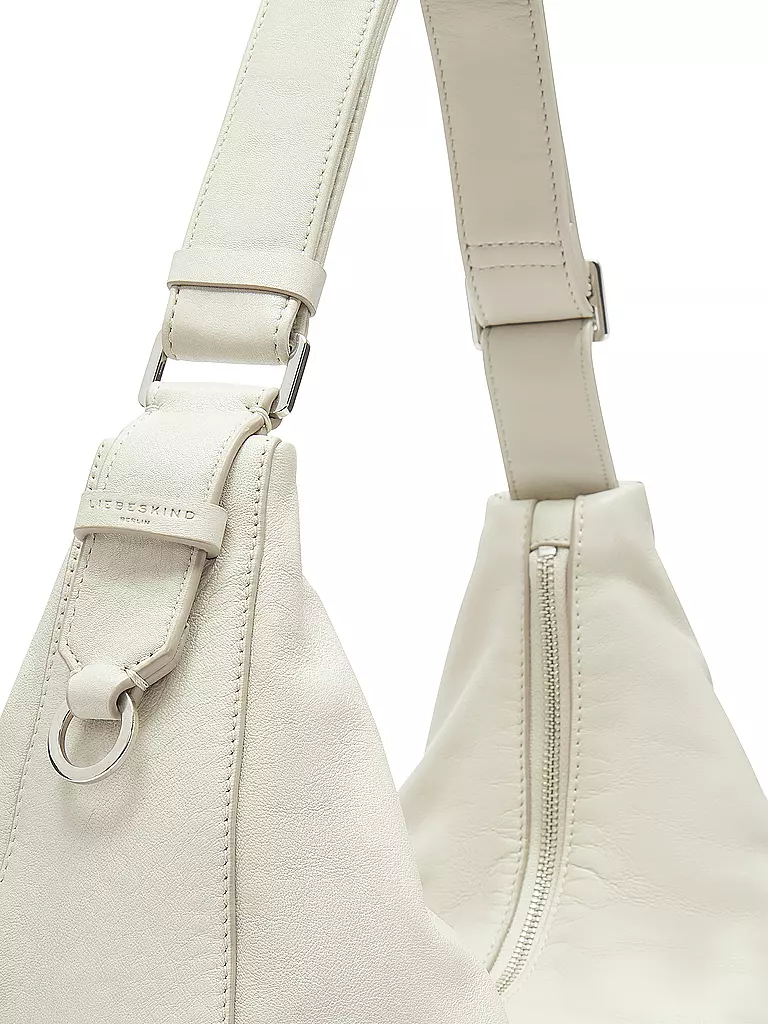 LIEBESKIND BERLIN | Ledertasche - Hobo MOON Medium | creme