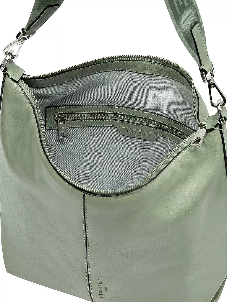 LIEBESKIND BERLIN | Ledertasche - Hobo PARIS Medium | hellgrün