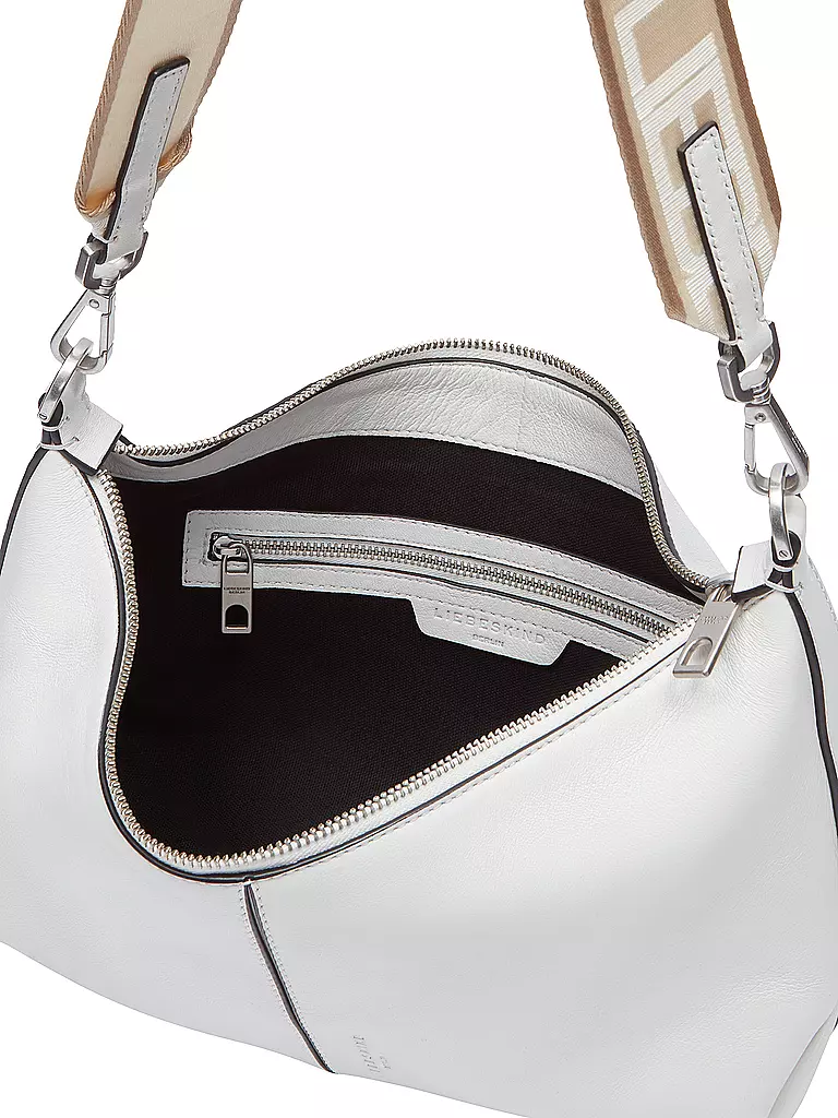 LIEBESKIND BERLIN | Ledertasche - Hobo PARIS Small | weiss