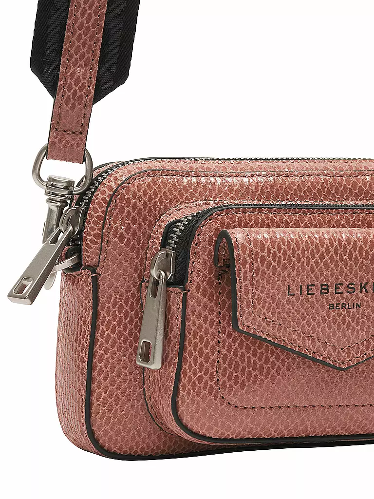 LIEBESKIND BERLIN | Ledertasche - Mini Bag Katie Snake XS | rosa