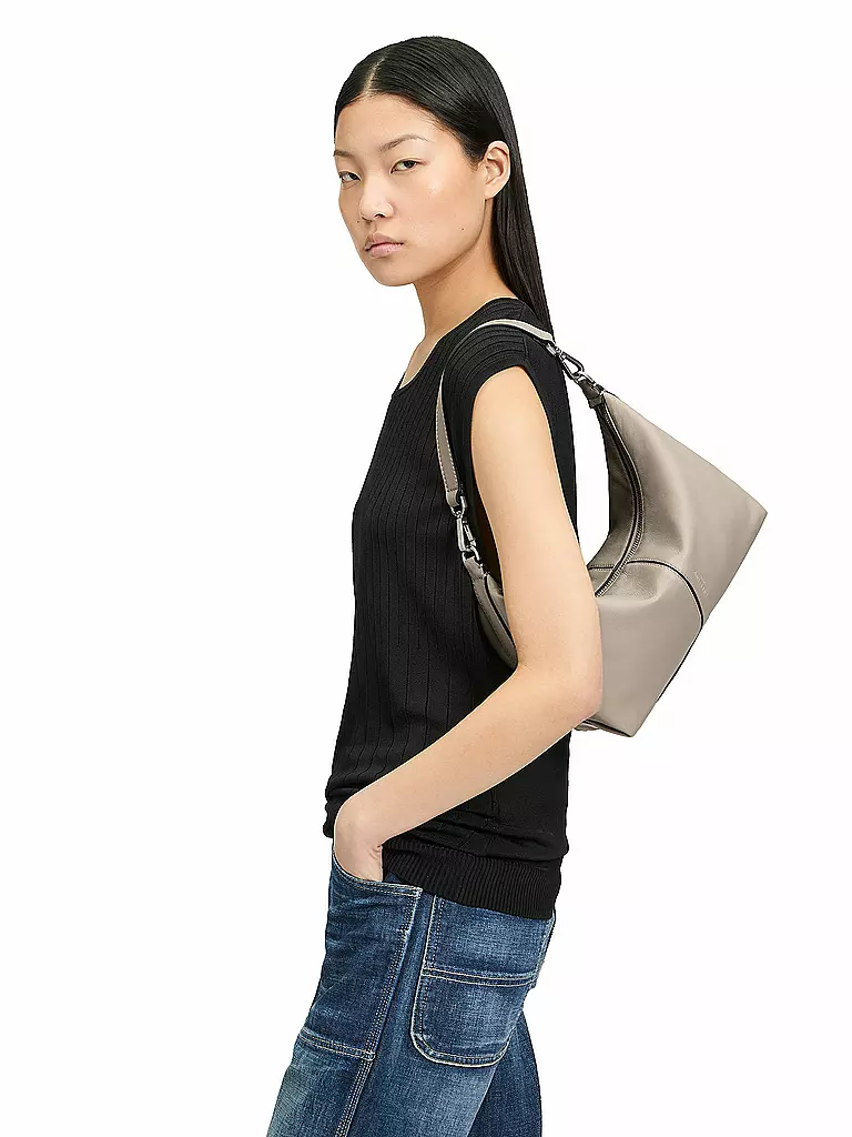 LIEBESKIND BERLIN | Ledertasche - Schultertasche PARIS Small | schwarz