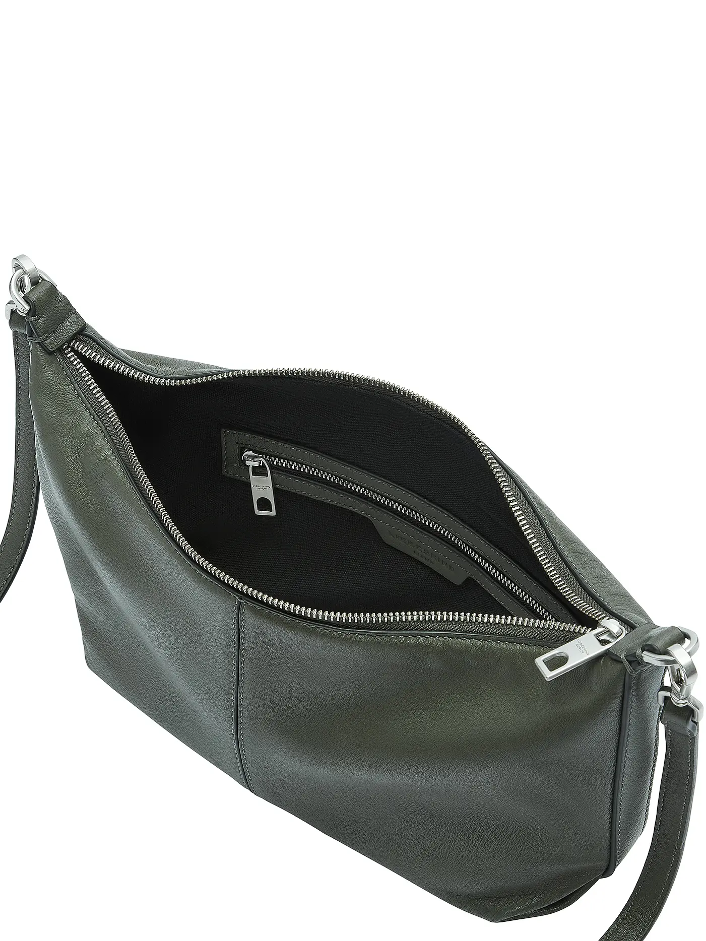 LIEBESKIND BERLIN | Ledertasche - Schultertasche PARIS Small | olive