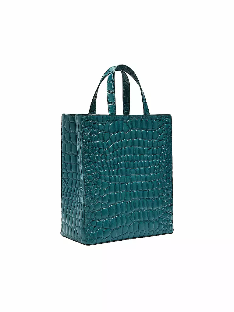 LIEBESKIND BERLIN | Ledertasche - Shopper  PAPER TOTE Medium | petrol