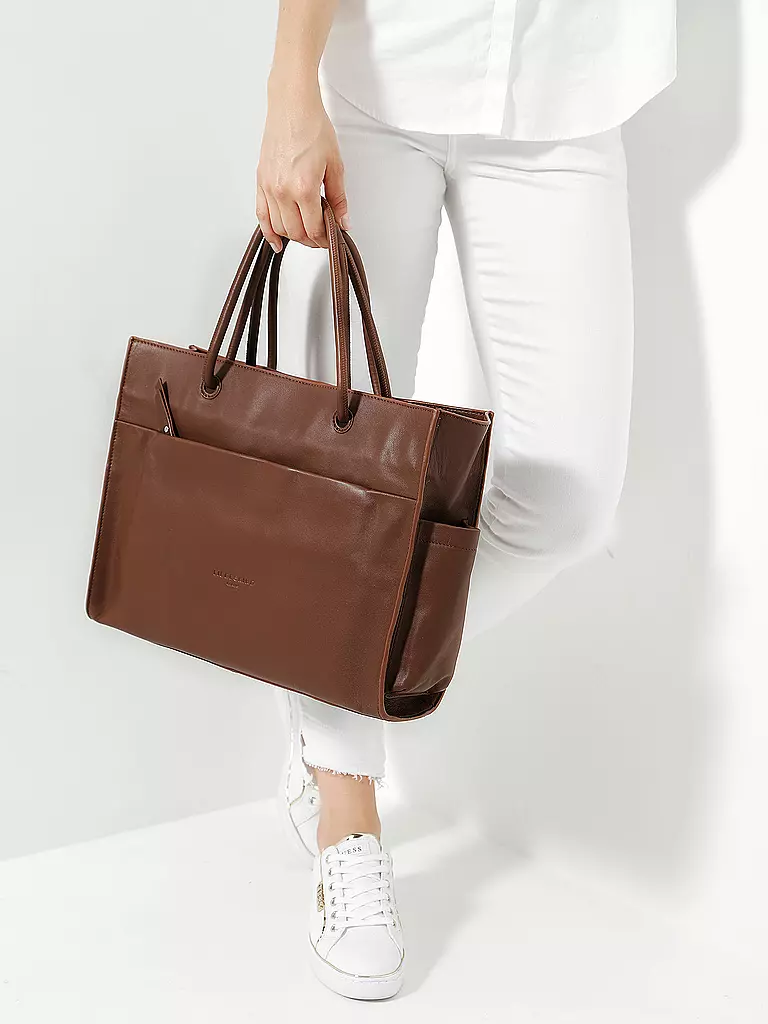 LIEBESKIND BERLIN | Ledertasche - Shopper M | braun