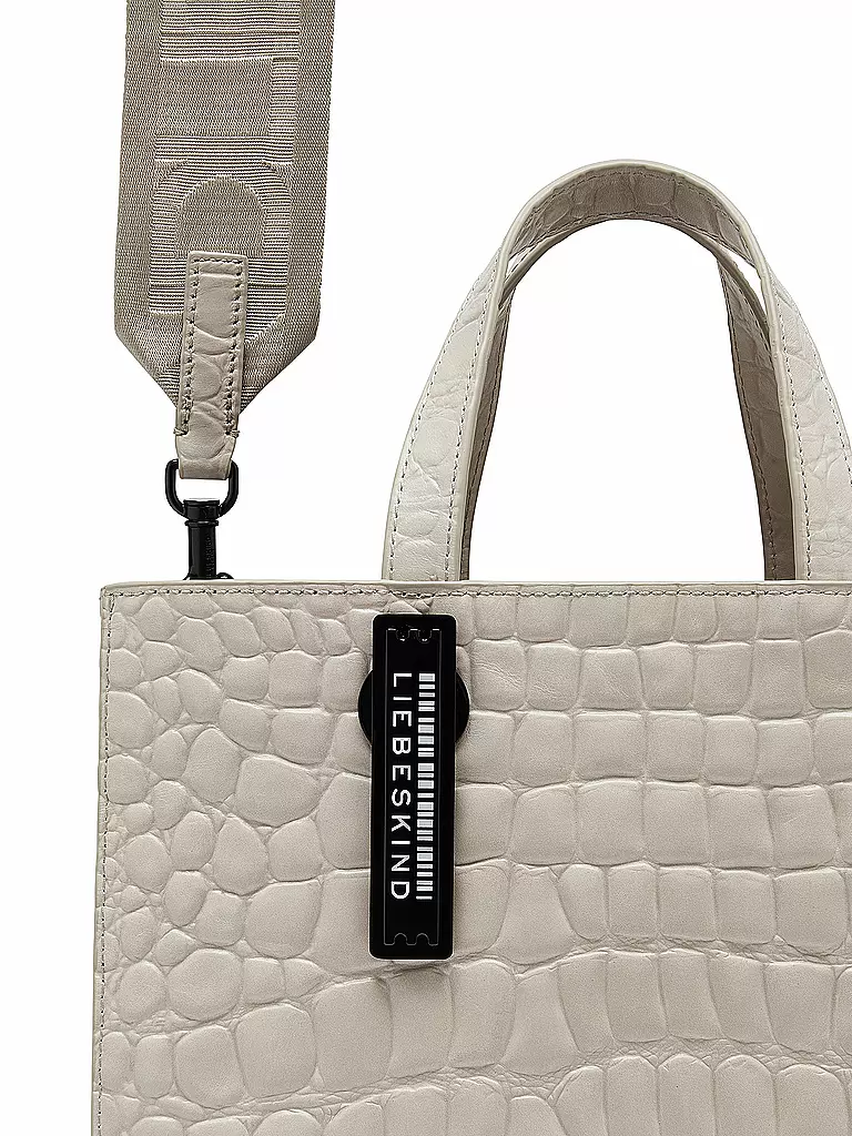 LIEBESKIND BERLIN | Ledertasche - Shopper PAPER BAG Medium | grau