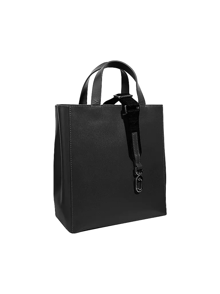 LIEBESKIND BERLIN | Ledertasche - Shopper Paper Bag S | schwarz