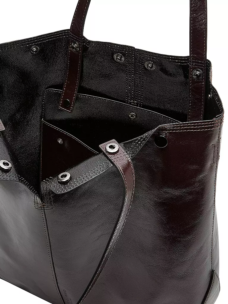 LIEBESKIND BERLIN | Ledertasche - Shopper RIVE Large | dunkelrot