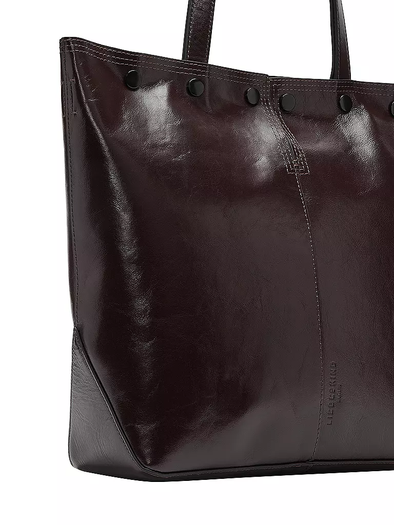 LIEBESKIND BERLIN | Ledertasche - Shopper RIVE Large | dunkelrot