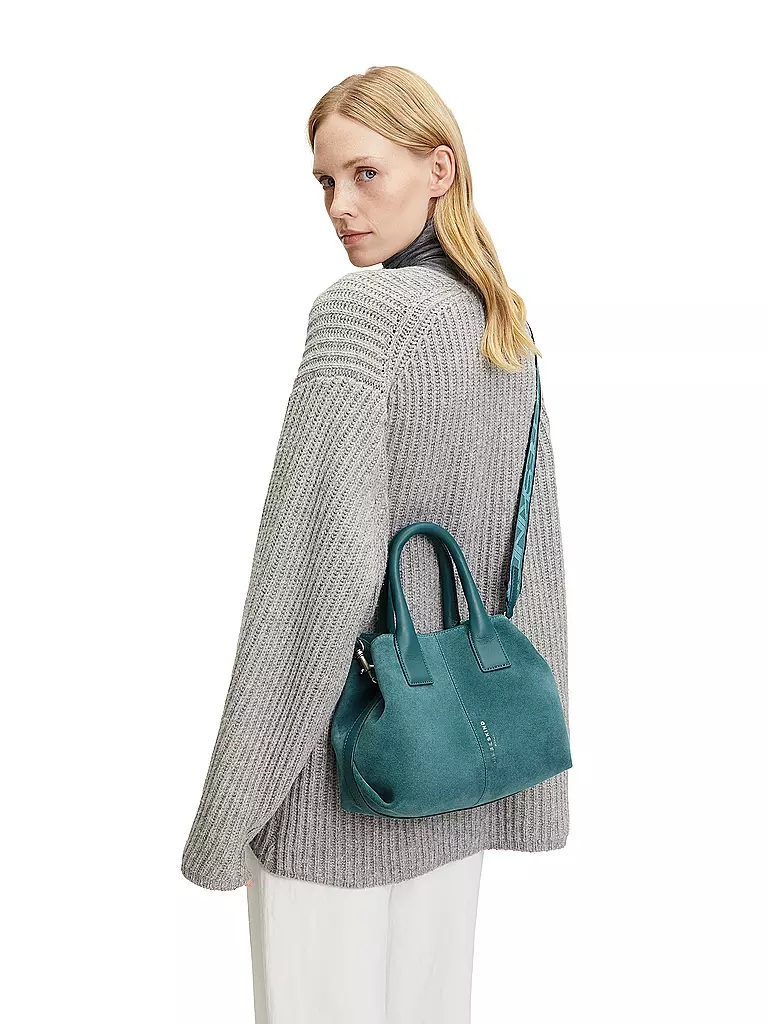LIEBESKIND BERLIN | Ledertasche - Shopper S | petrol