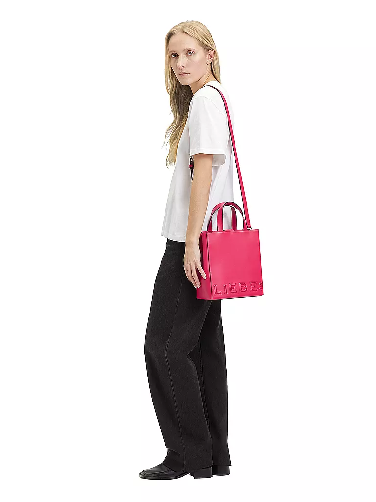 LIEBESKIND BERLIN | Ledertasche - Tote Bag PAPER BAG  Small | pink