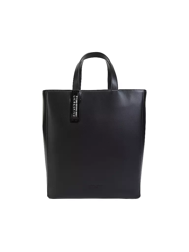 LIEBESKIND BERLIN | Ledertasche - Tote Bag PAPER BAG Medium | schwarz