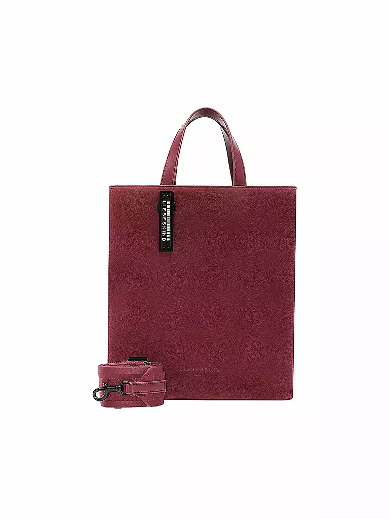 LIEBESKIND BERLIN | Ledertasche - Tote Bag PAPER BAG Medium | dunkelrot