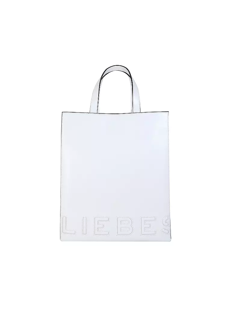 LIEBESKIND BERLIN | Ledertasche - Tote Bag PAPER BAG Medium | weiss
