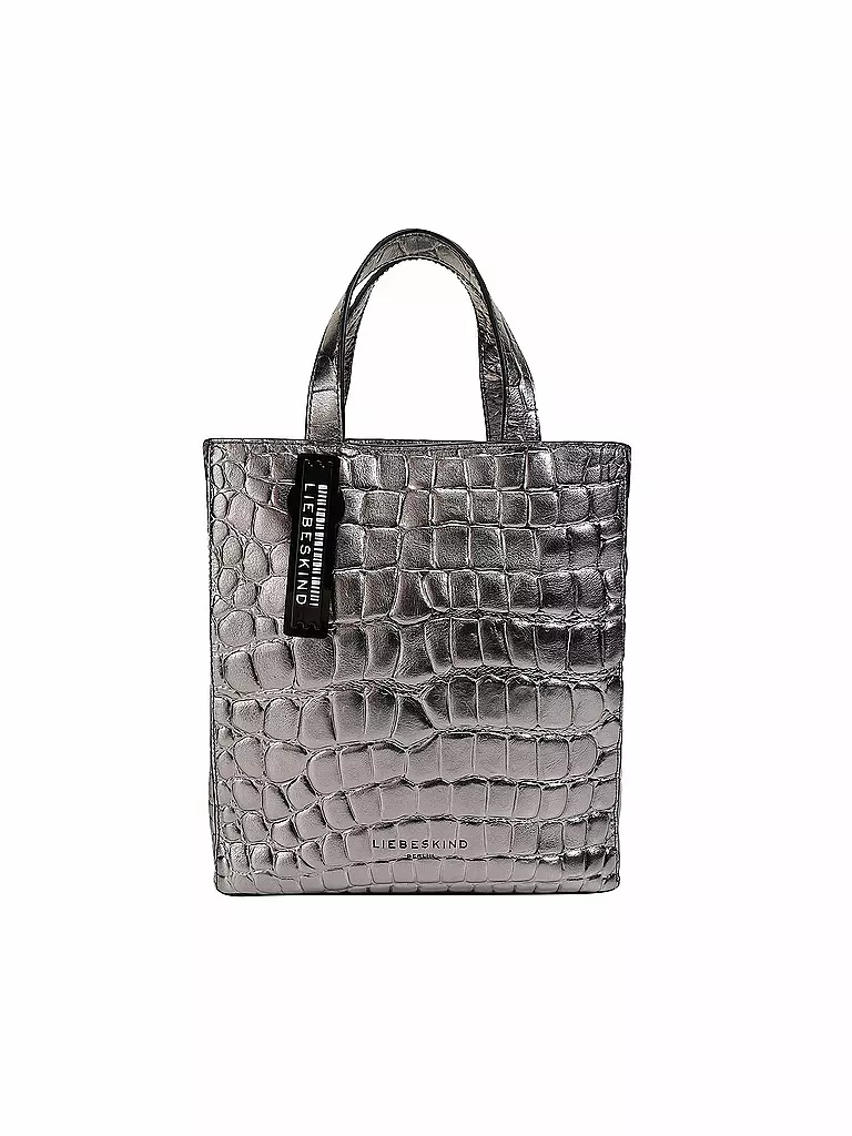 LIEBESKIND BERLIN | Ledertasche - Tote Bag PAPER BAG S | grau