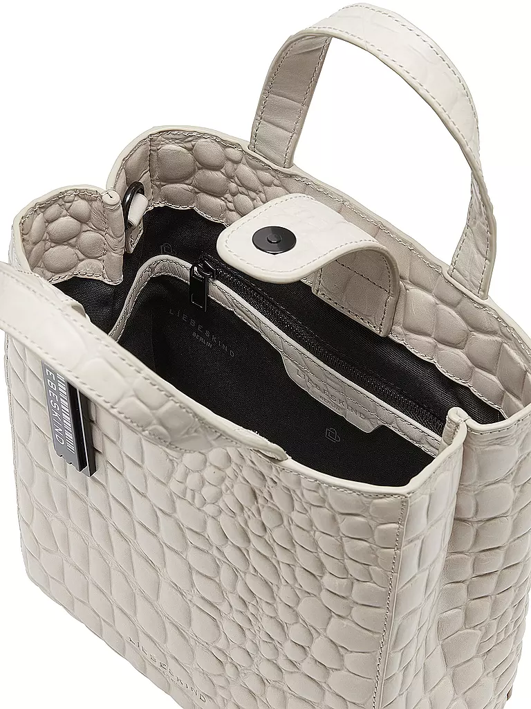 LIEBESKIND BERLIN | Ledertasche - Tote Bag PAPER BAG Small | grau