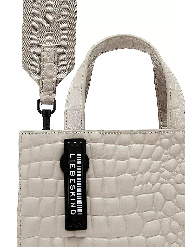 LIEBESKIND BERLIN | Ledertasche - Tote Bag PAPER BAG Small | grau